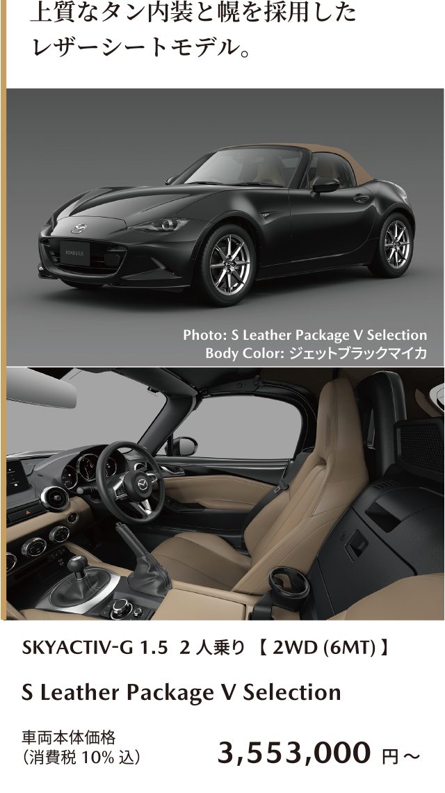 ROADSTER レザーシートモデル