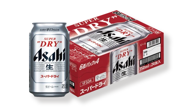 アサヒ スーパードライ 350ml缶×24本