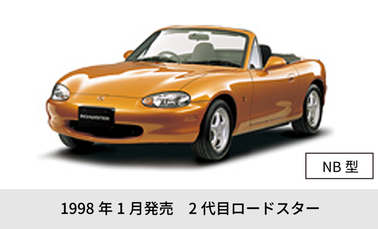 NB型 1998年1月発売　2代目ロードスター